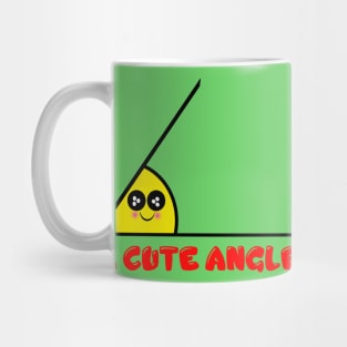 acute angle Mug